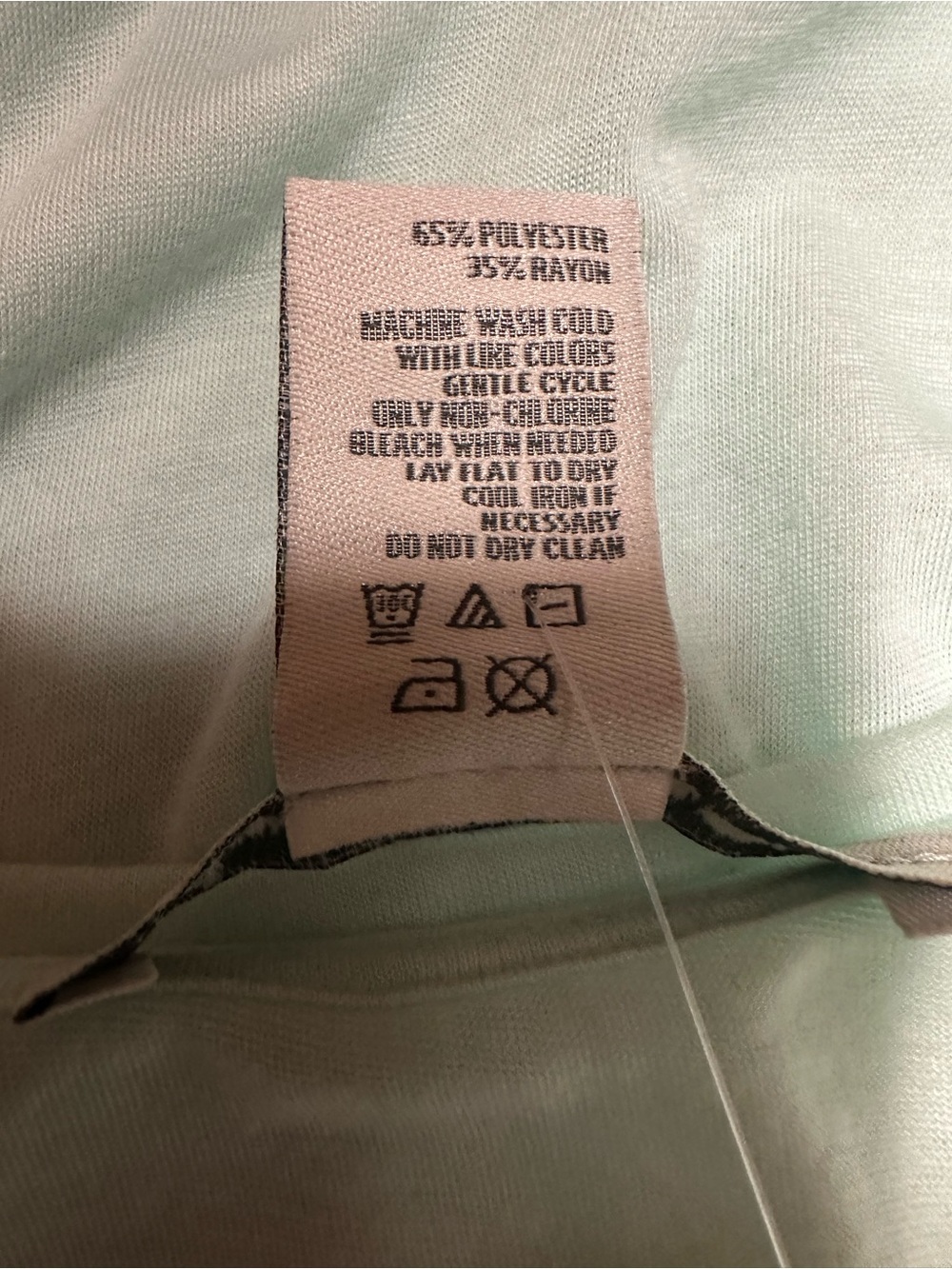 NWT American Rag Light Mint Ruffle Sleeve Top - Picture 6 of 6